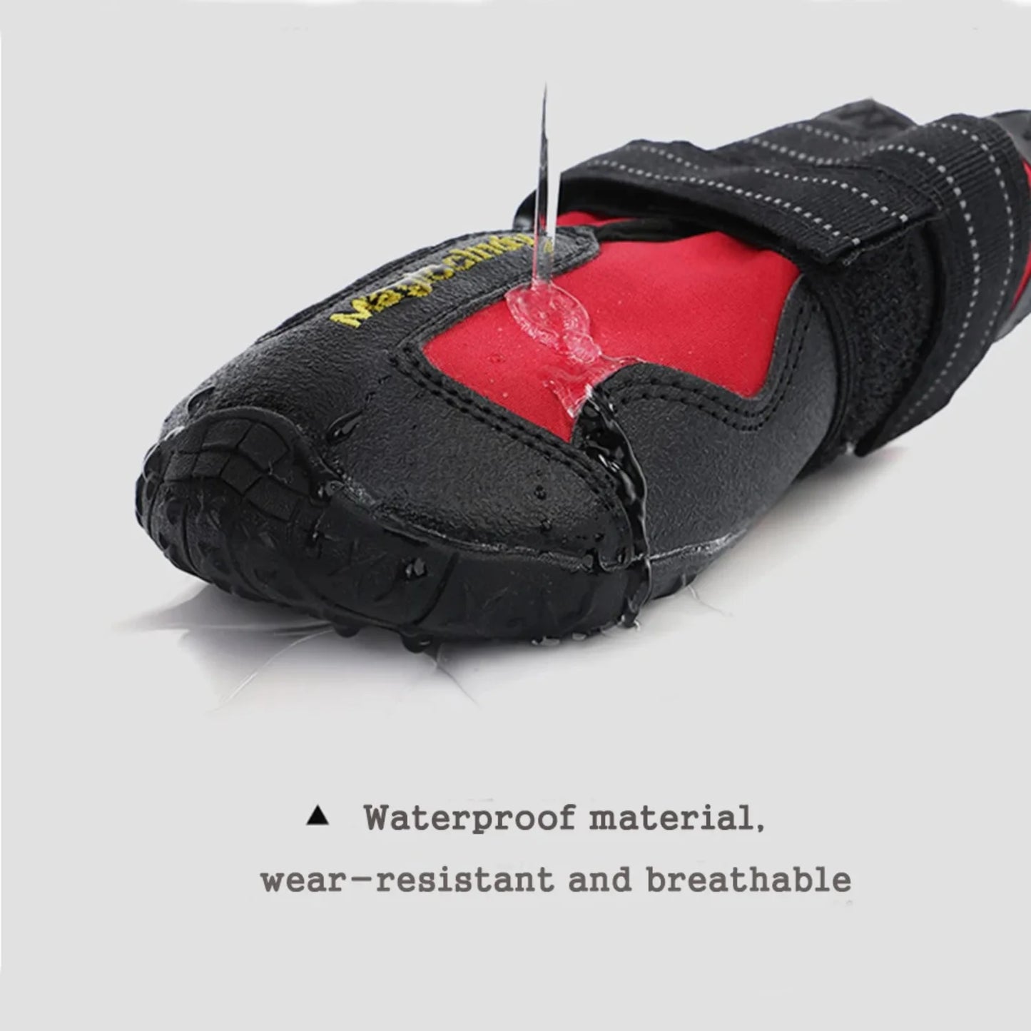 Pet Dog Shoes Boots Feet Paw Protector Waterproof Reflective Outdoor Anti-slip Snow Rain | Small Medium Large Dog Training Gear