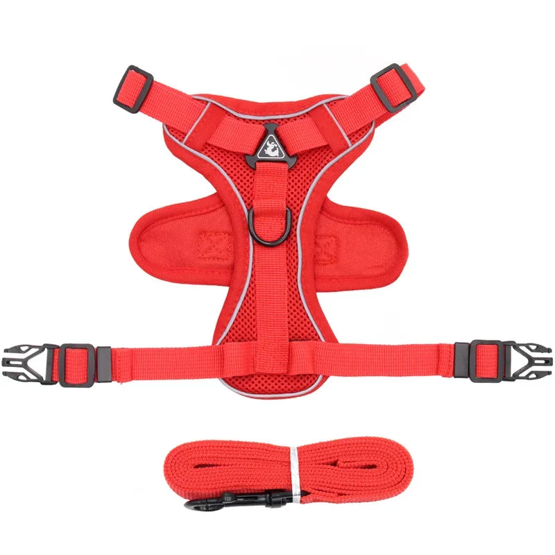 High Quality Fashion Cat Dog Harness and Leash Set Reflective Pet Harnesses Vest for Cats Small Dogs Pets Out Door Walk Supplies