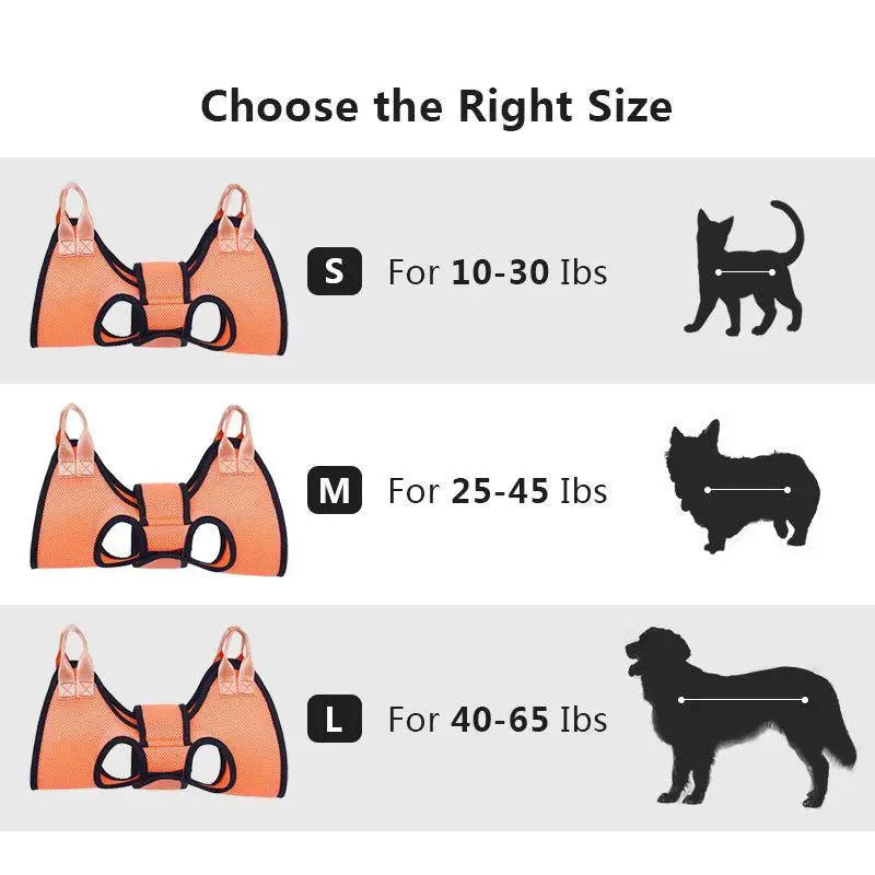 Dog Cat Grooming Hammock Fixed Bath Bag for Nail Cutting Anti Scratch Cat Trimming Restraint Bag Cat Beauty Hanging Pet Supplies