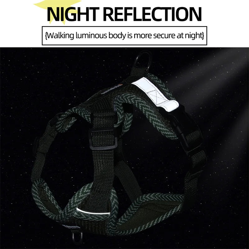 High Quality Fashion Cat Dog Harness and Leash Set Reflective Pet Harnesses Vest for Cats Small Dogs Pets Out Door Walk Supplies