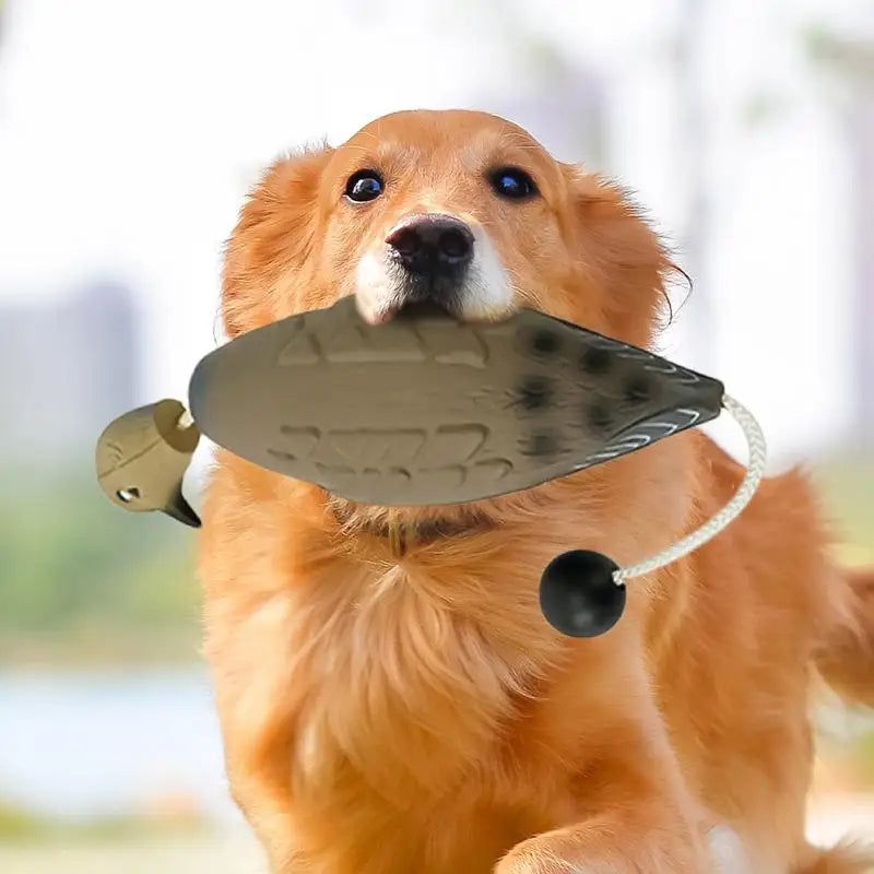 Dog Bumpers For Water Retrieving Dog Retriever Training Toy Hunting Dog Accessories Duck Toy For Dogs Simulation Animal Shaped