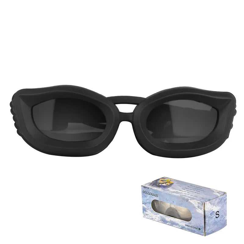 LETVIA Small Dog Goggles Uv-resistant Windproof Dog Sunglasses with Adjustable Strap Outdoor Travel Motorcycle Pet Sunglasses