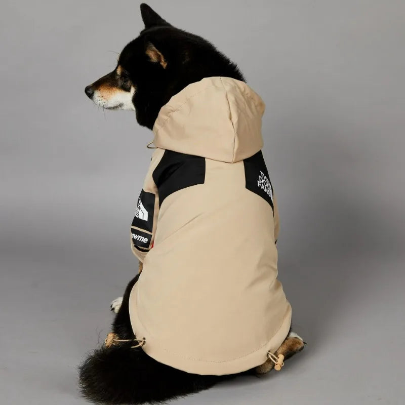 Dog clothes raincoat dog windbreaker windbreaker hood French bulldog hoodie dog clothes jacket