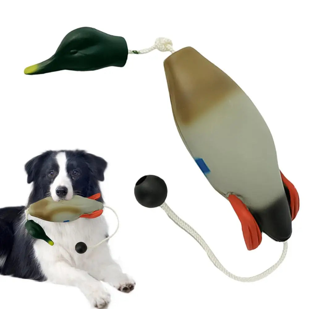 Dog Bumpers For Water Retrieving Dog Retriever Training Toy Hunting Dog Accessories Duck Toy For Dogs Simulation Animal Shaped
